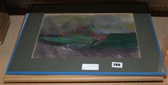 Ann Winn, 3 gouche and watercolours